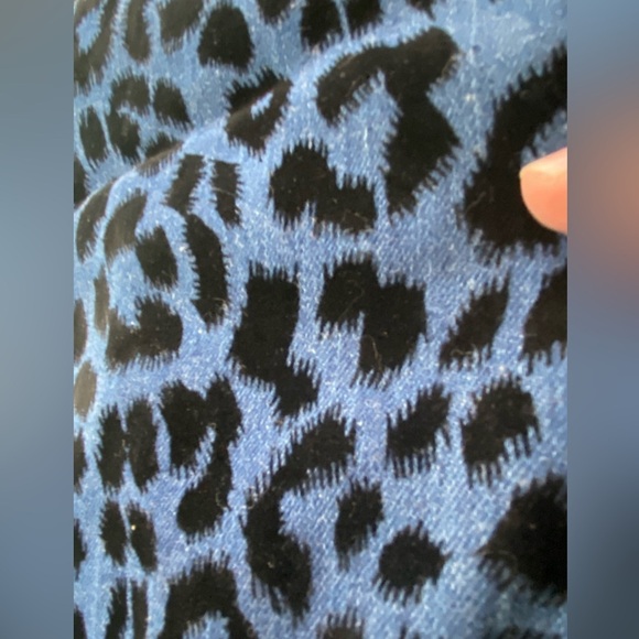 Mach & Mach Leopard Printed Stretch Mid-Rise Straight-Leg Jeans Sz 12 - Picture 14 of 14